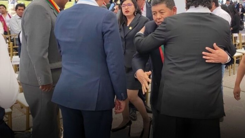 ALCALDES PROVINCIALES DE ILO Y MARISCAL NIETO LLEGARON A CEREMONIA DE SESIÓN SOLEMNE